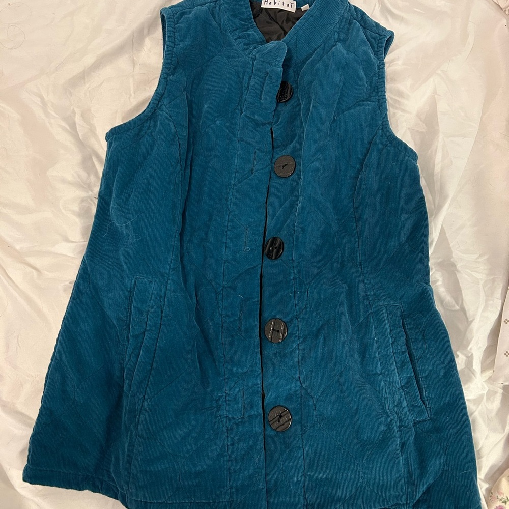 Habitat Blue Corduroy Vest